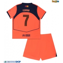 Maglie da calcio Barcelona Ferran Torres #7 Terza Maglia Bambino 2025-26 Manica Corta + Pantaloni corti)